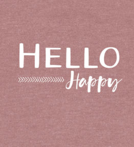 hello happy tee shirt