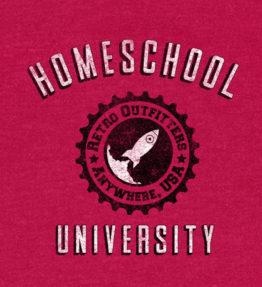 Homeschool university t-shirt tee shirt